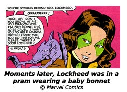 Uncanny X-Men 169 Lockheed angry